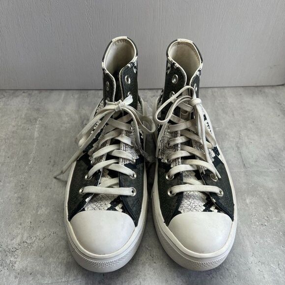 Converse Chuck Taylor All Star Move Platform Authentic Glam Black Shoe Size 8.5 - Picture 4 of 12